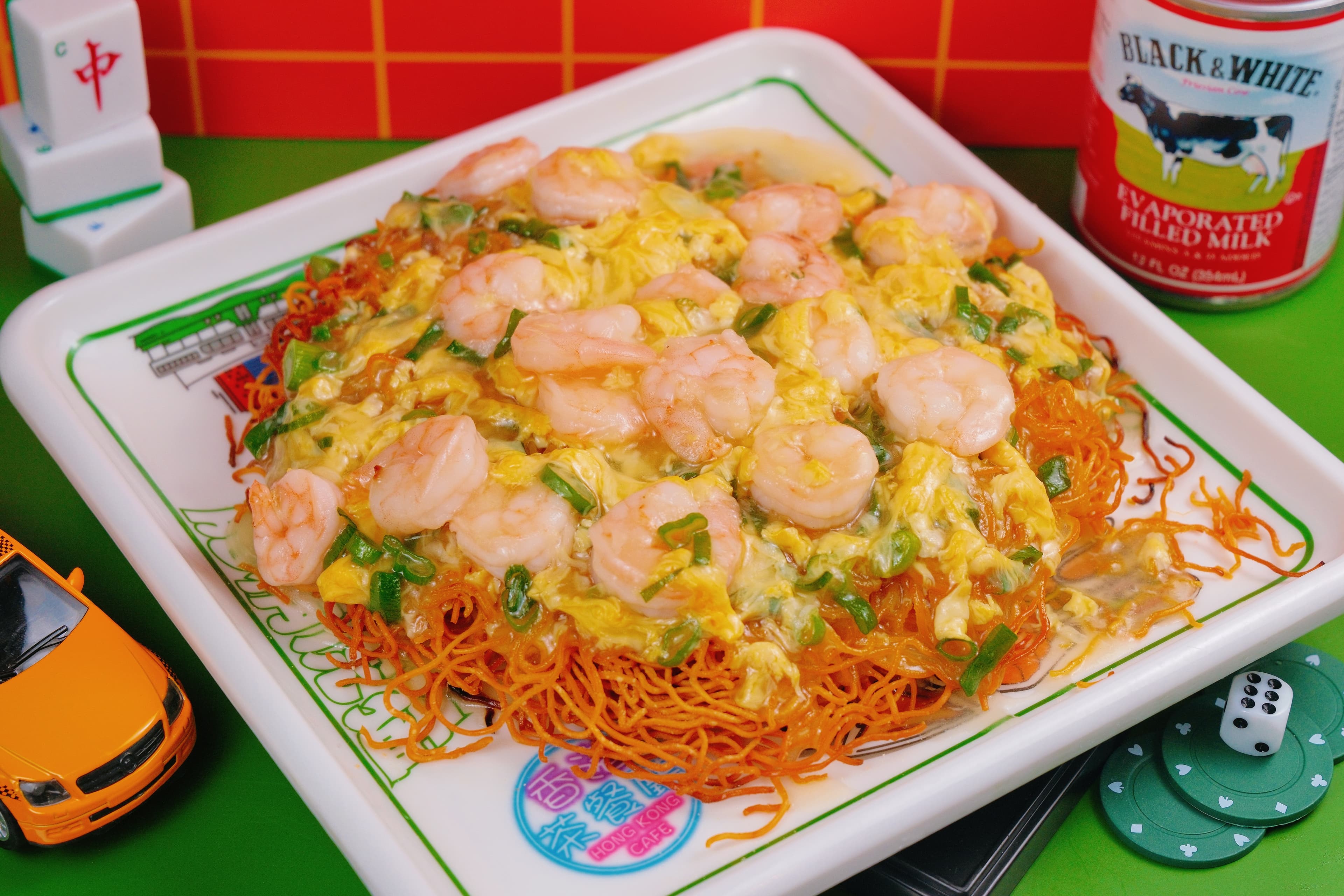 滑蛋蝦炒麵/河粉